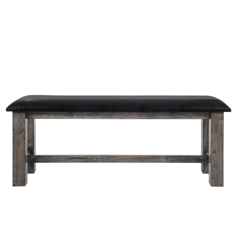 Grayson Bench w. PU Padded Seat. Picture 4