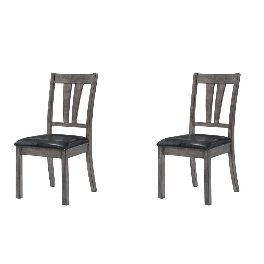 Grayson Fan Back Chair w. PU Seat. Picture 7