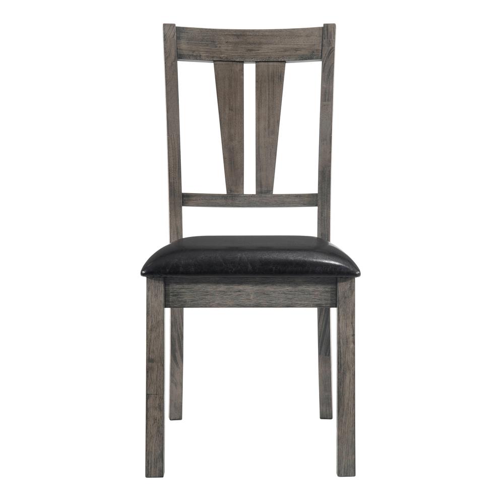 Grayson Fan Back Chair w. PU Seat. Picture 1