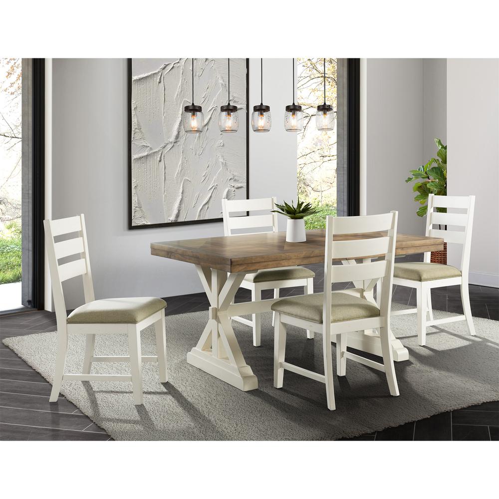Picket House Furnishings Barrett Rectangle Standard Height Dining Table. Picture 2
