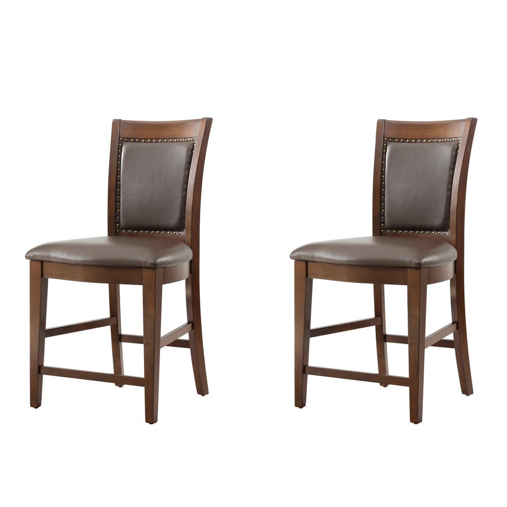 Pruitt Counter 5PC Dining Set-Table & 4 Counter Side Chairs. Picture 5