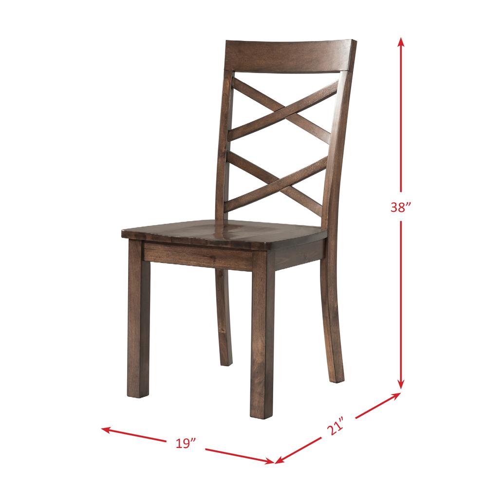 Regan 6PC Dining Set-Table, 4 Side Chairs & Bench. Picture 10