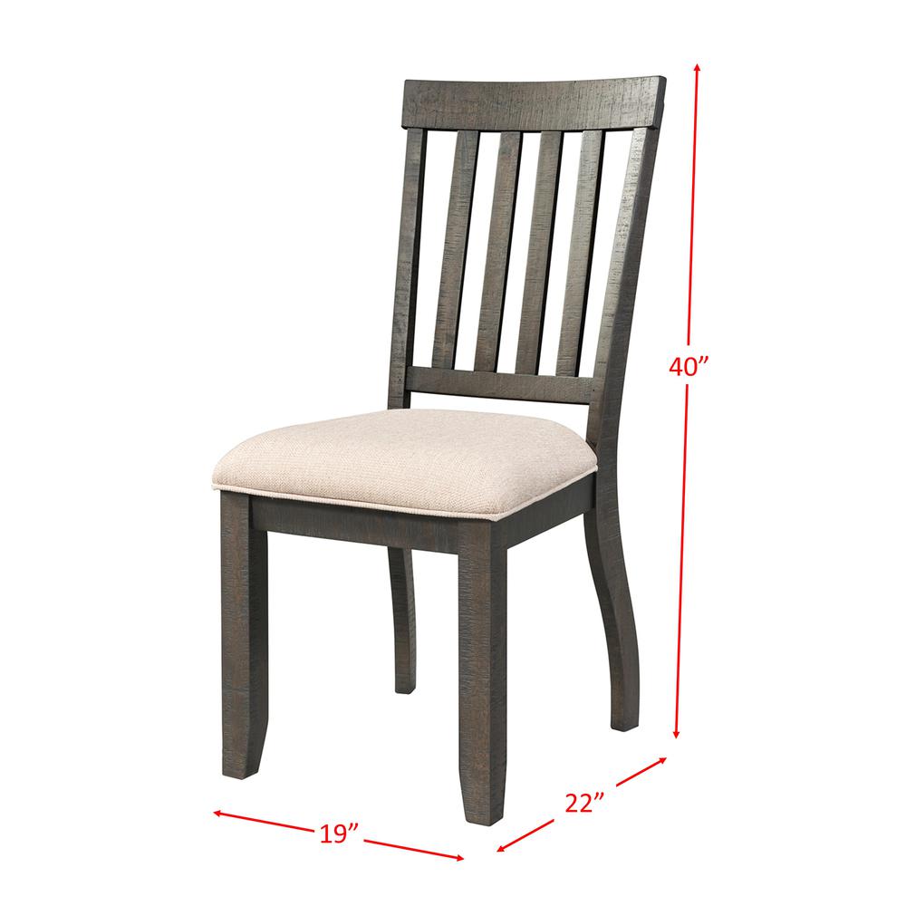 Stanford 7PC Dining Set-Table, 4 Side Chairs & 2 Parson Chairs. Picture 8