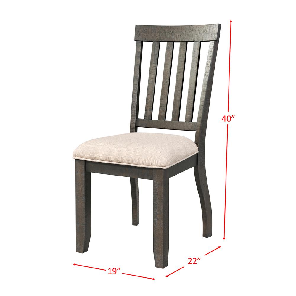 Stanford 10PC Dining Set- Table, 6 Side Chairs, 2 Parson Chairs & Server. Picture 15