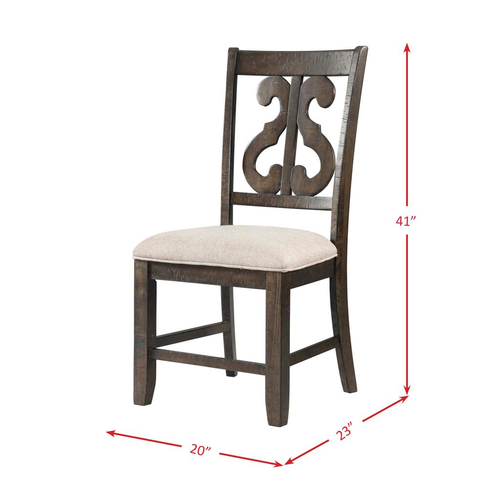 Stanford Round 7PC Dining Set-Round Table & 6 Chairs. Picture 5