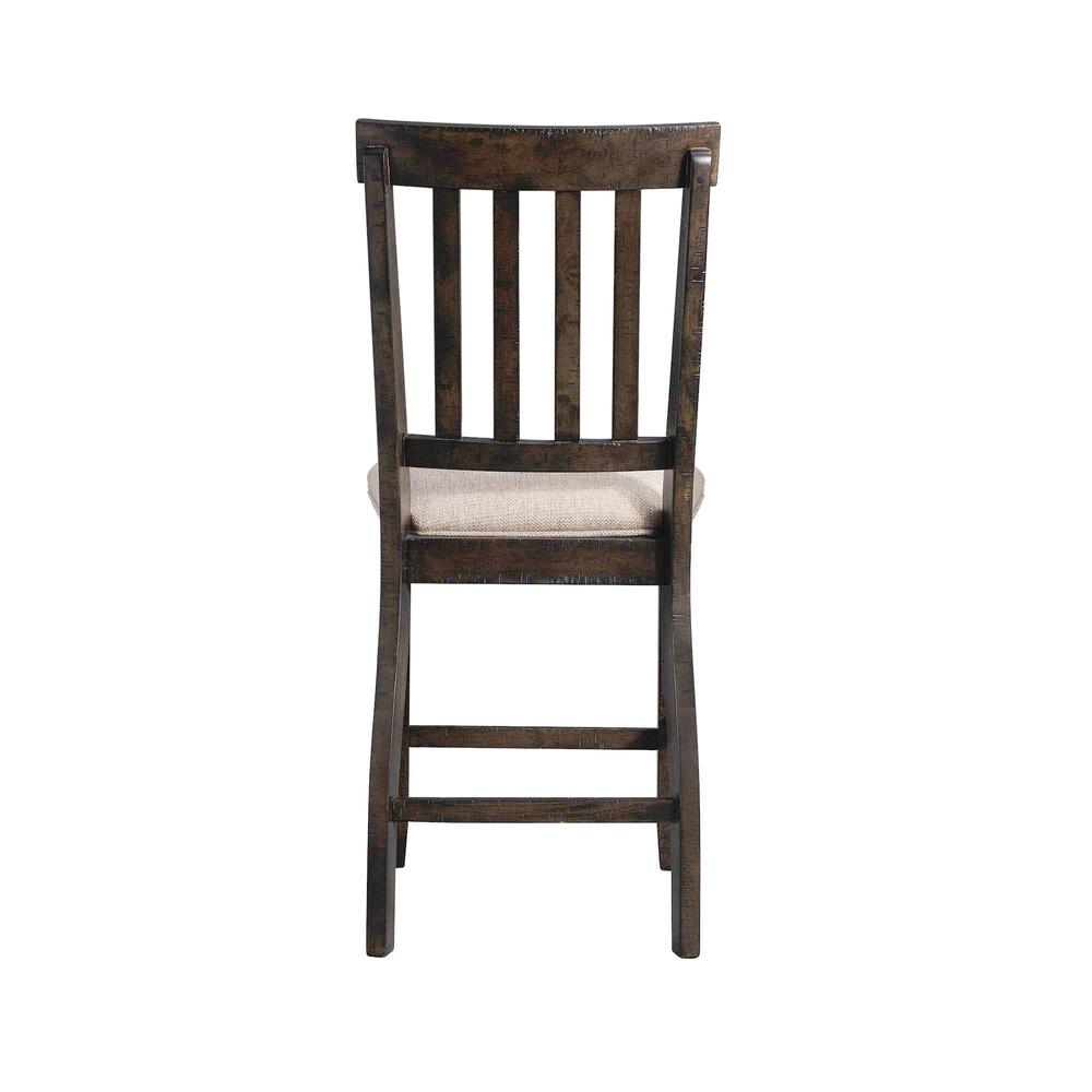 Stanford Counter Height 9PC Dining Set-Table & Eight Slat Back Chairs. Picture 18