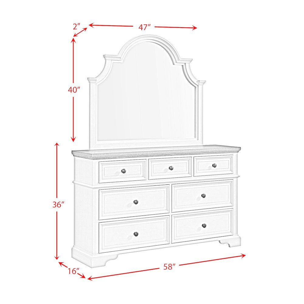 Ulysses Youth Twin UPH 5PC Bedroom Set in White. Picture 14