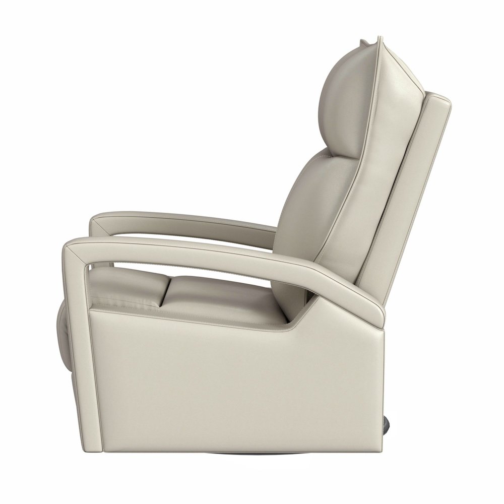 Barnard P1 Recliner with Glider and Swivel in Del Mar Cream. Picture 6