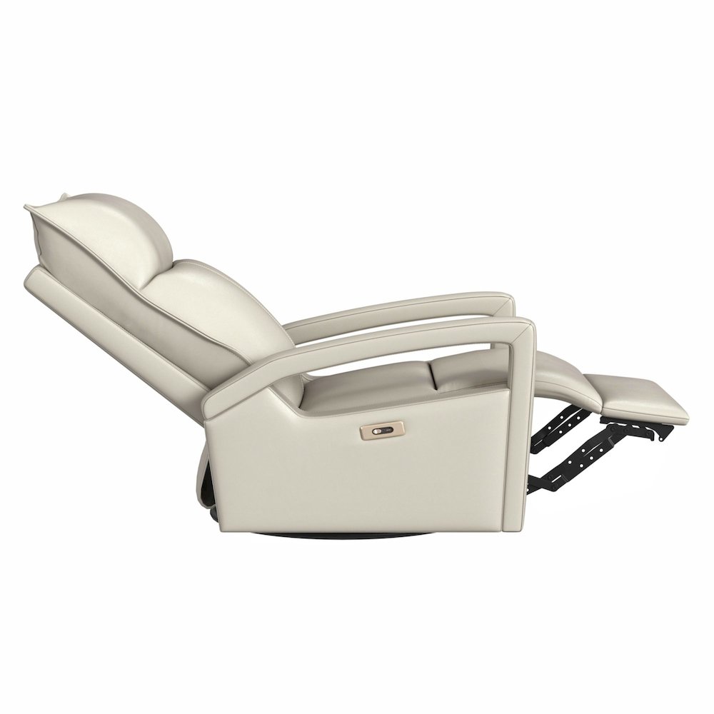 Barnard P1 Recliner with Glider and Swivel in Del Mar Cream. Picture 7
