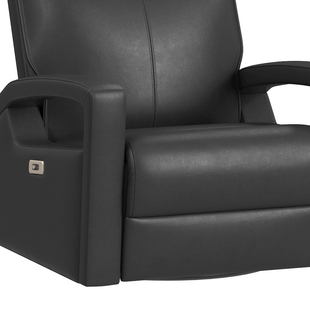 Barnard P1 Recliner with Glider and Swivel in Del Mar Grey. Picture 10