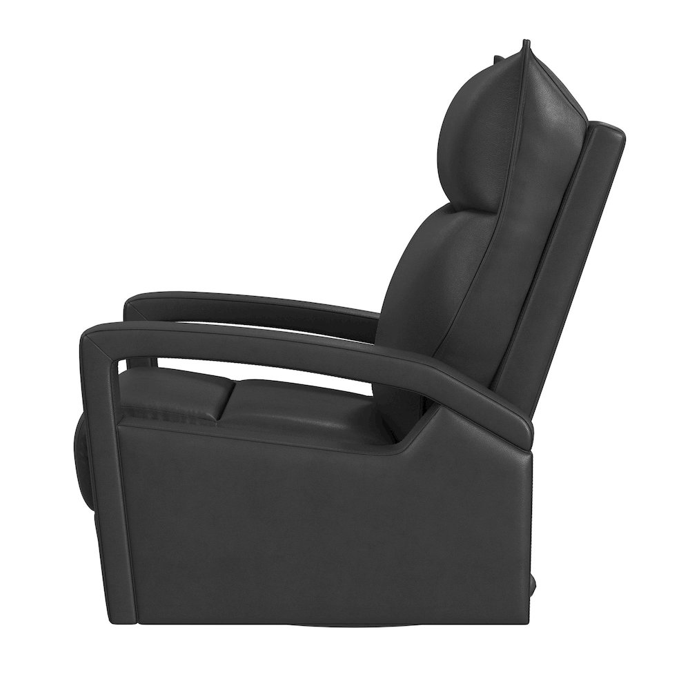Barnard P1 Recliner with Glider and Swivel in Del Mar Grey. Picture 6