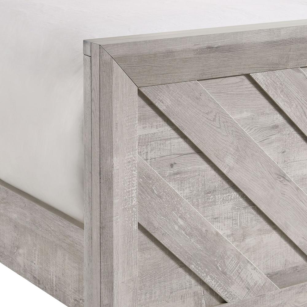 Keely Twin Panel 3PC Bedroom Set in White. Picture 9