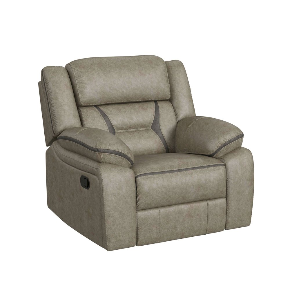 Engage Motion Recliner in Corral Grey. Picture 1