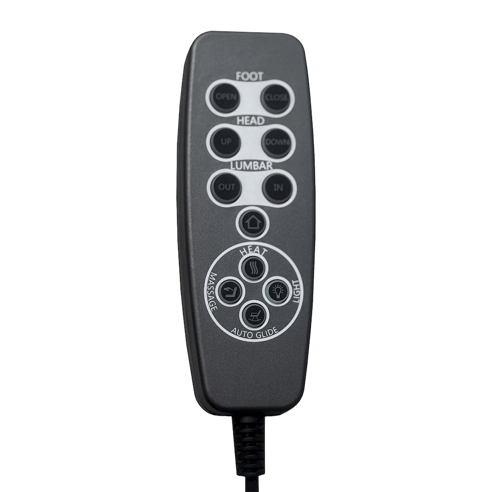 P3 Power Glider Recliner, Ipad holder, wireless charger, USB in Aline Black. Picture 10