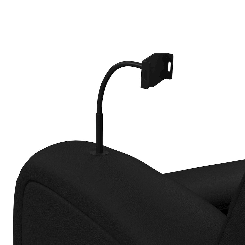 P3 Power Glider Recliner, Ipad holder, wireless charger, USB in Aline Black. Picture 7