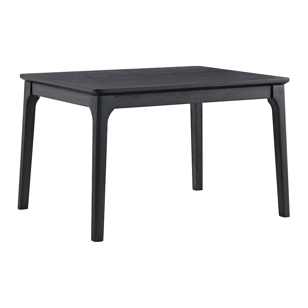 Mendoza 5PC Dining Set with Table and 4 Chairs in Black. Picture 2