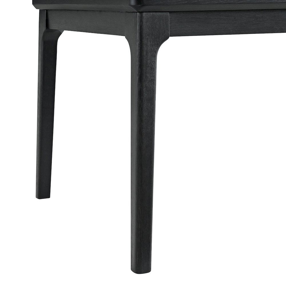 Mendoza 5PC Dining Set with Table and 4 Chairs in Black. Picture 7