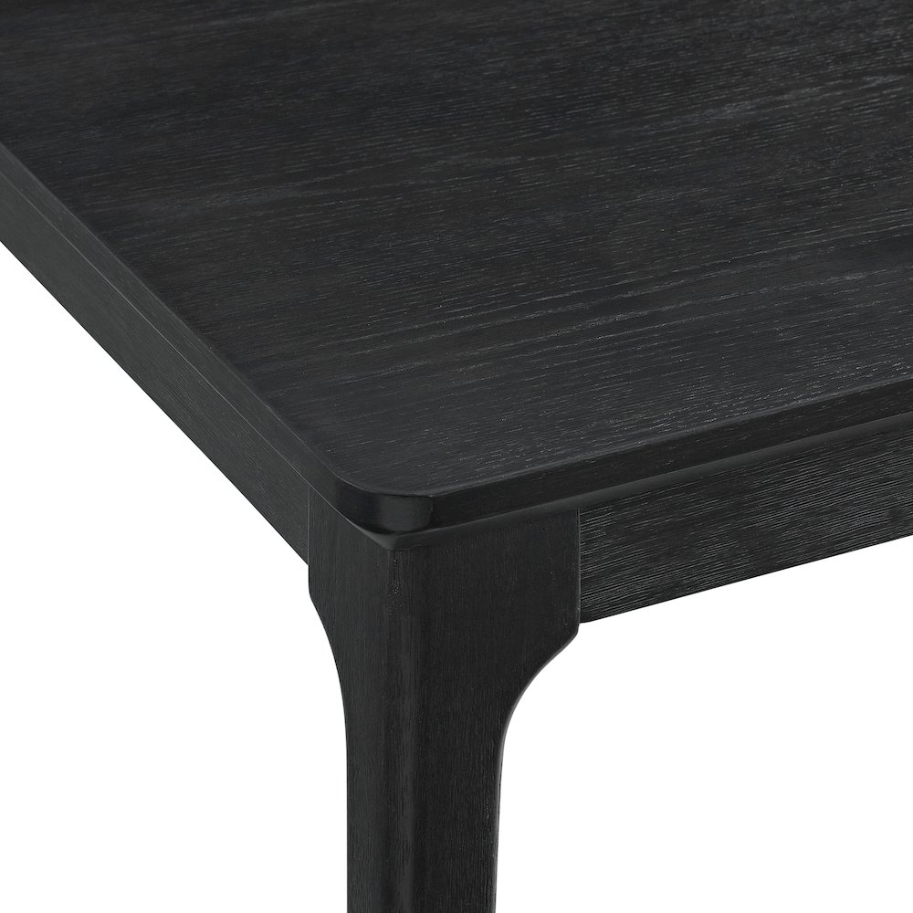 Mendoza 5PC Dining Set with Table and 4 Chairs in Black. Picture 6
