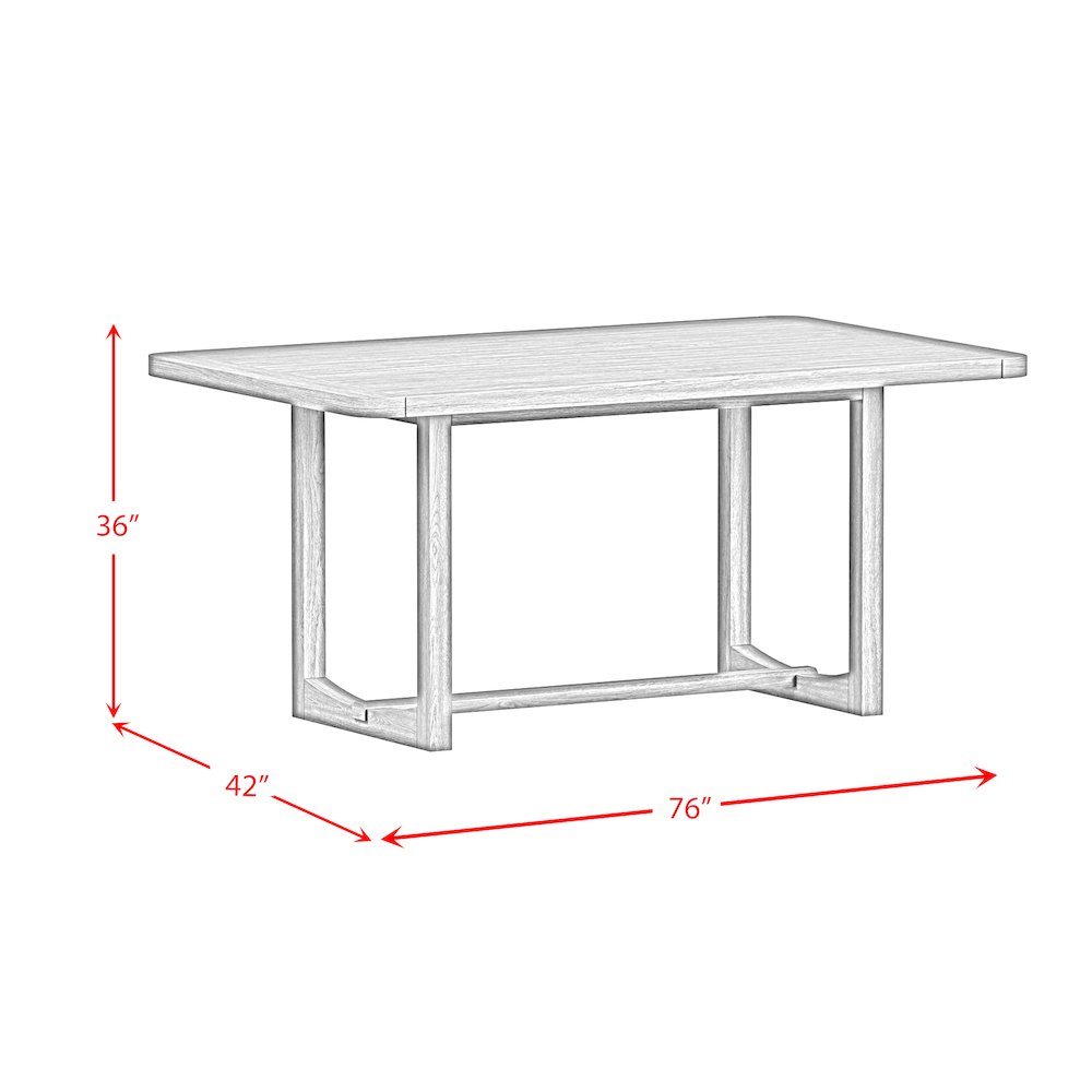 Thorin Counter Table in Brown. Picture 11