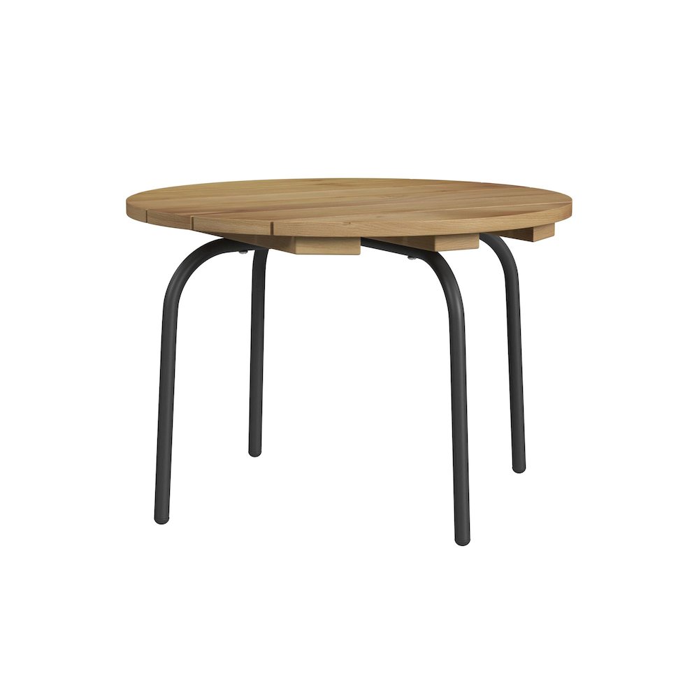 Grace Outdoor Seating 4PC Set - Black, Natural and Olefin Beige. Picture 9