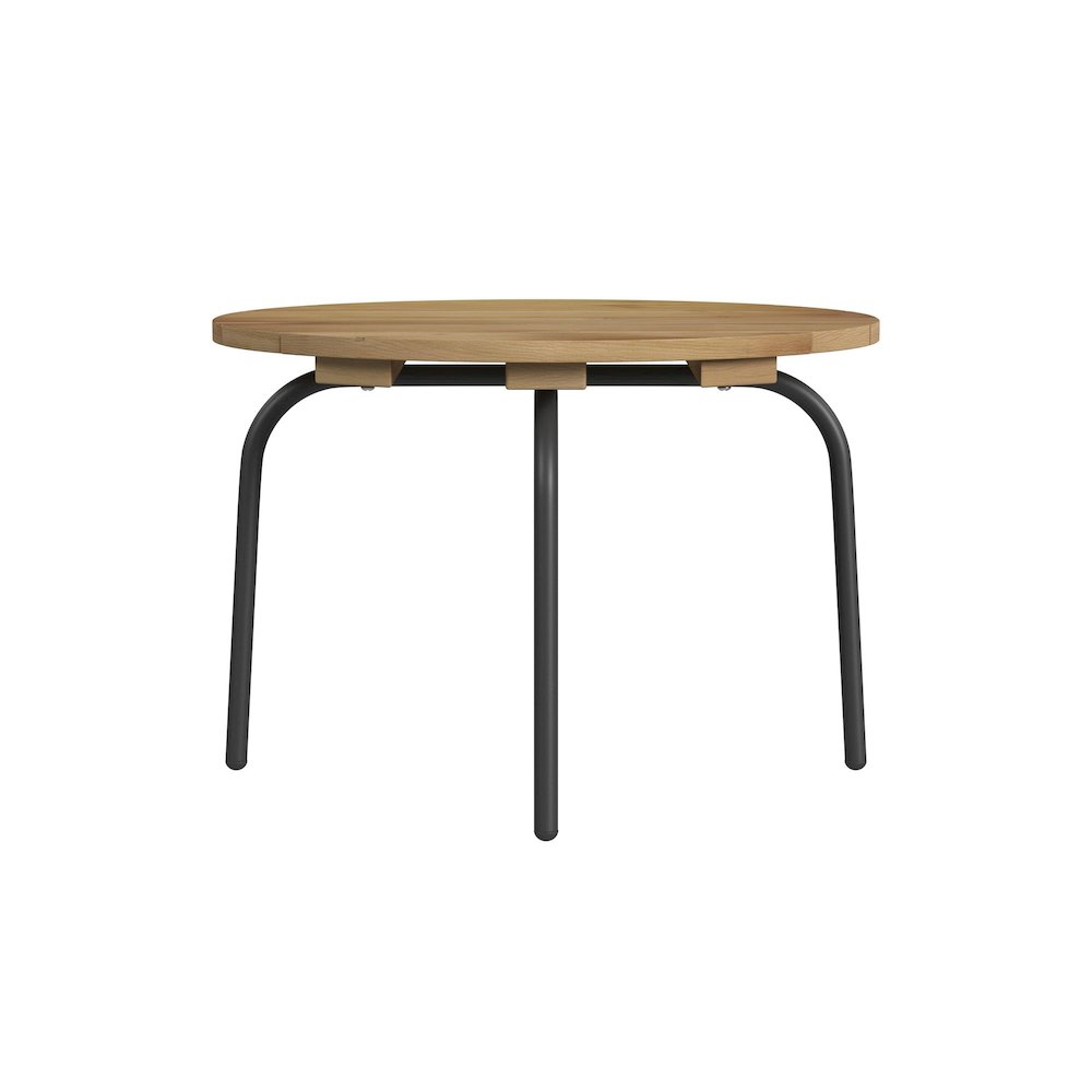 Grace Outdoor Seating 4PC Set - Black, Natural and Olefin Beige. Picture 10