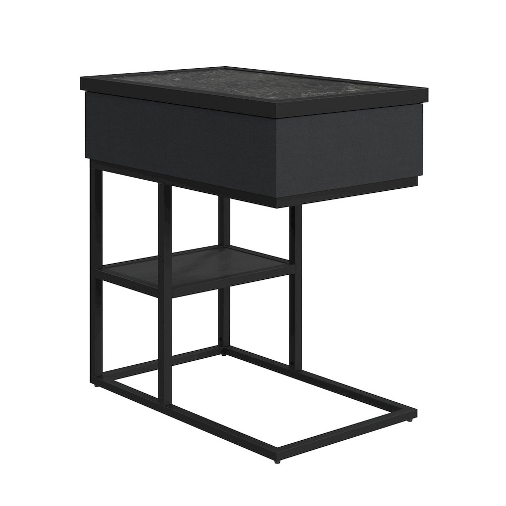 Halo Smart C-Table in Black. Picture 1