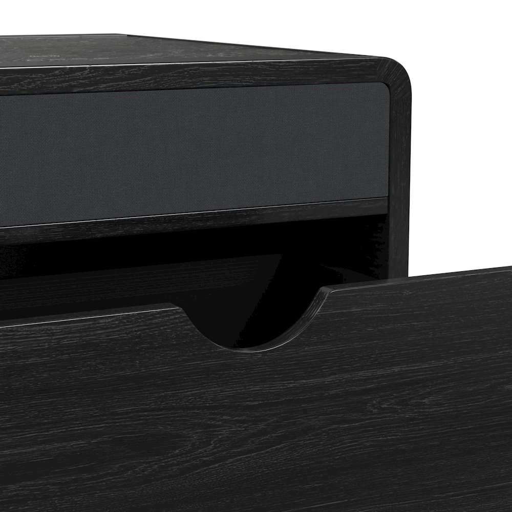 Halo Square Smart End table in Black. Picture 10