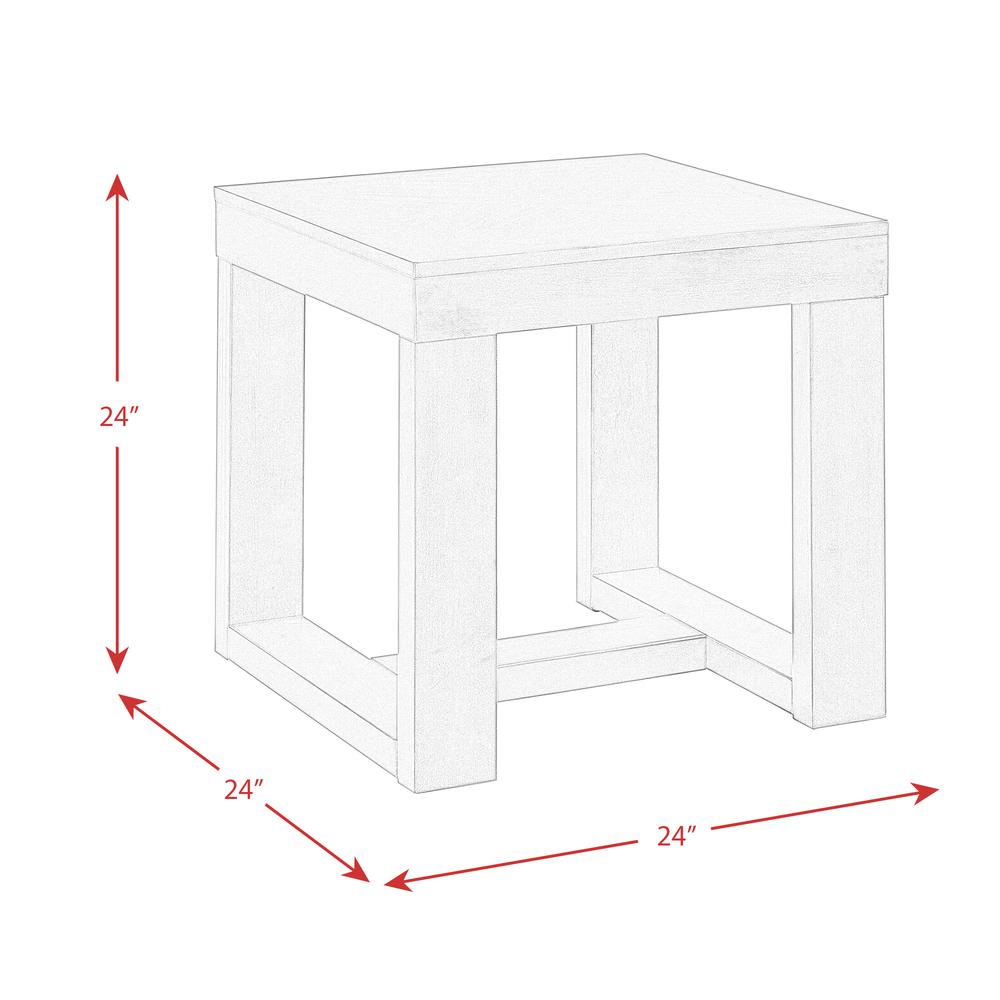 Drew Square End Table. Picture 4