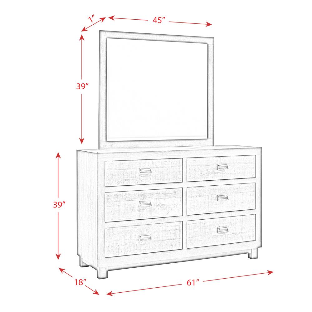 Harrison 6-Drawer Dresser. Picture 4