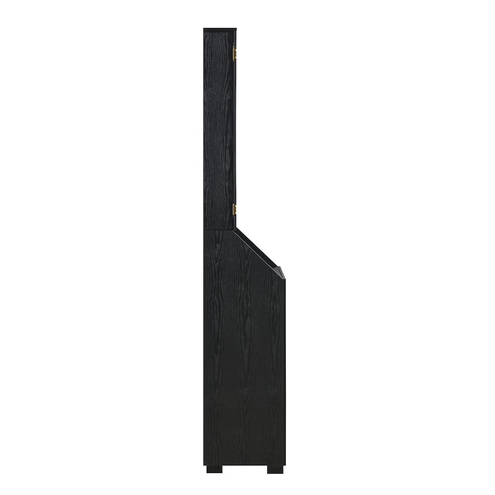 Cyclone Dartboard Cabinet with Speaker and LED in Black (3A Packing). Picture 5