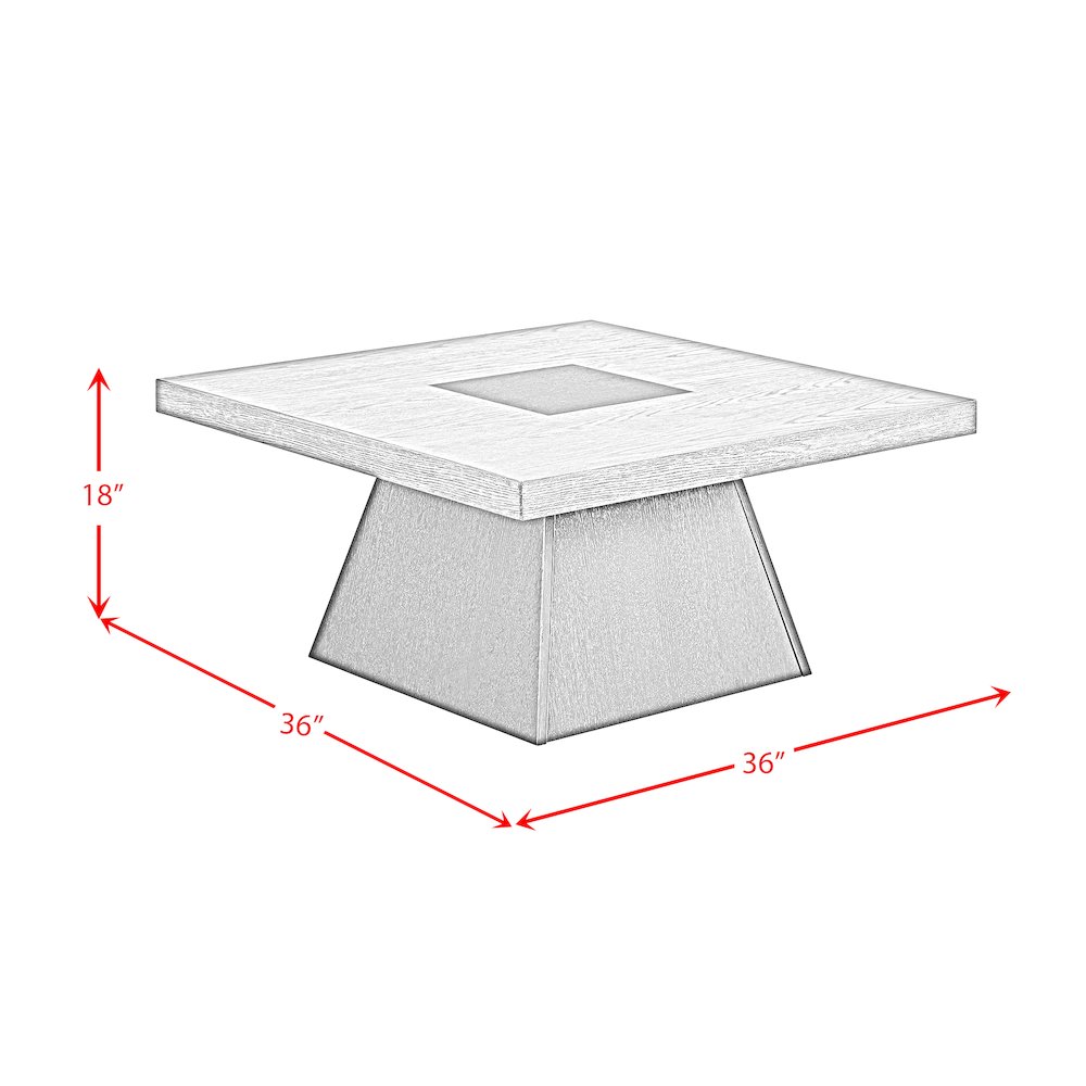 3PC Occasional Table Set in Grey and Dark Espresso-Coffee Table & TwoEnd Table. Picture 9