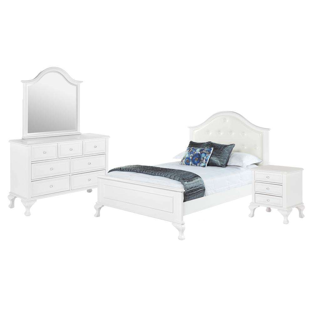 Jenna Full Panel 4PC Bedroom Set. Picture 1