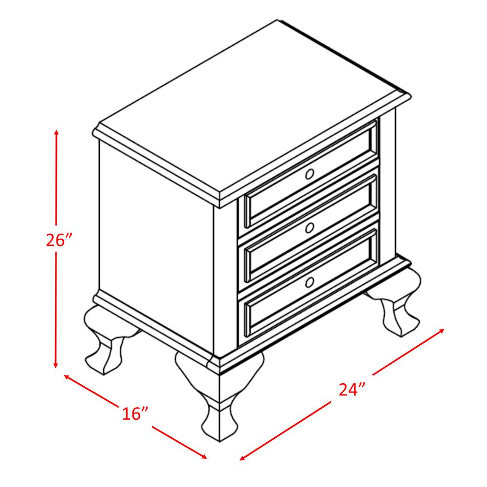 Jenna Full Panel 4PC Bedroom Set. Picture 8