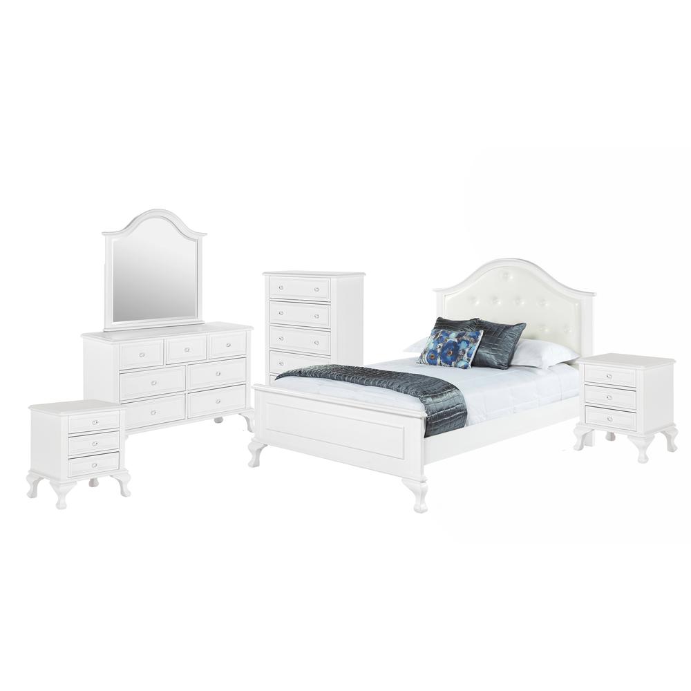 Jenna Full Panel 6PC Bedroom Set. Picture 1
