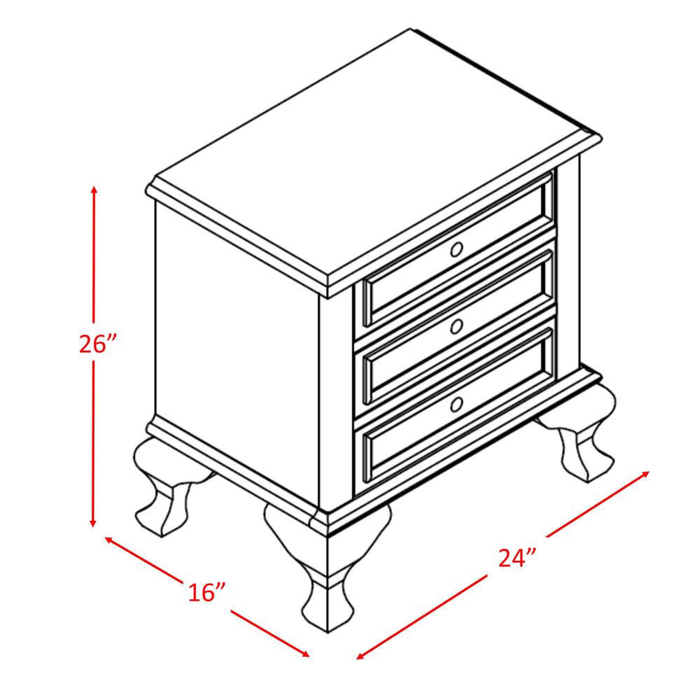 Jenna Full Panel 6PC Bedroom Set. Picture 2
