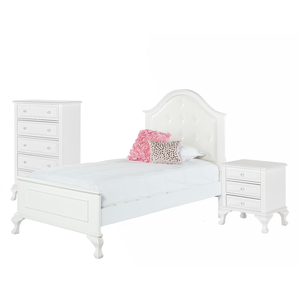 Jenna Twin Panel 3PC Bedroom Set. Picture 1