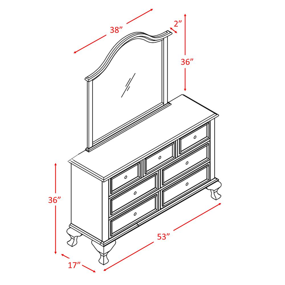 Jenna Twin Panel 4PC Bedroom Set. Picture 8