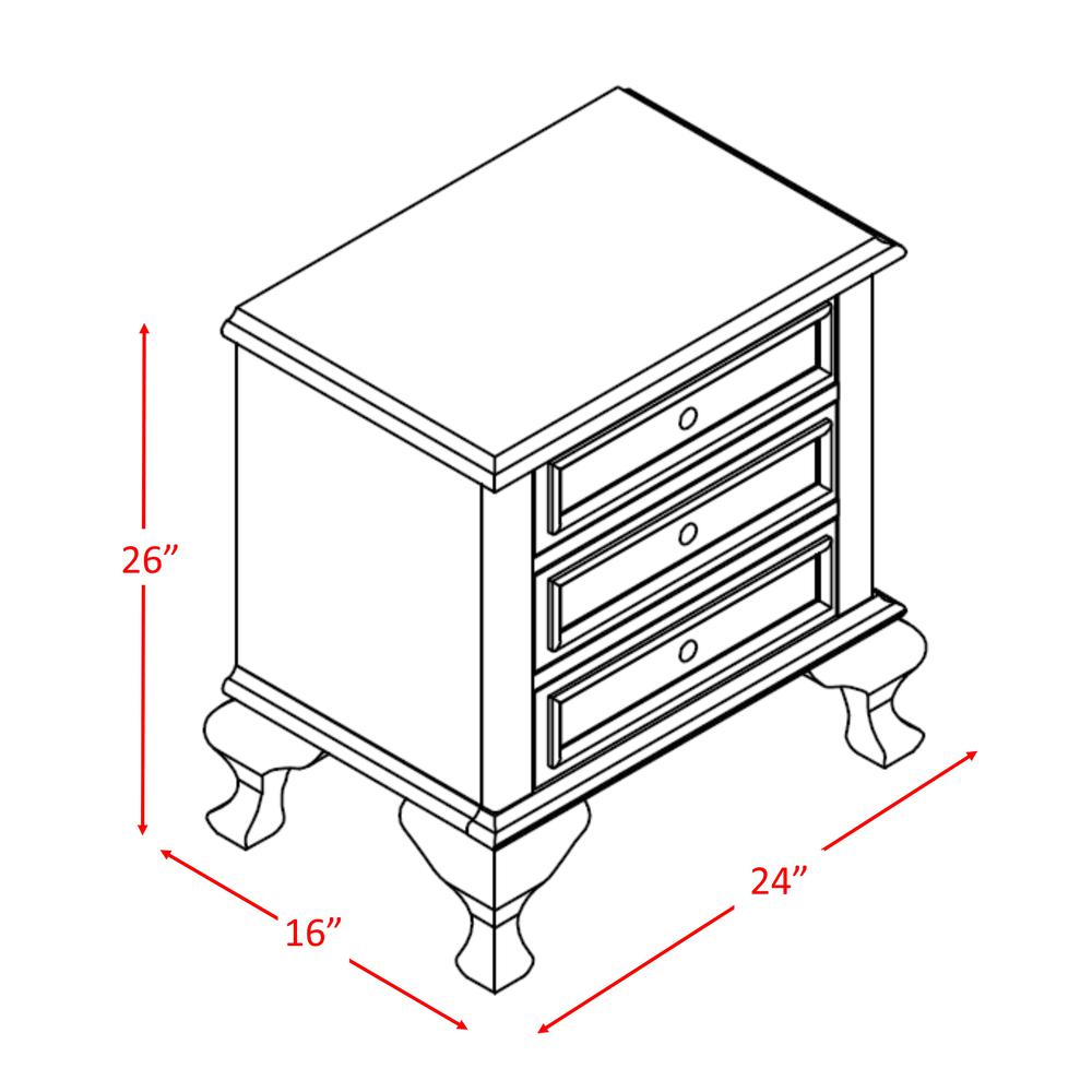 Jenna Twin Panel 4PC Bedroom Set. Picture 9
