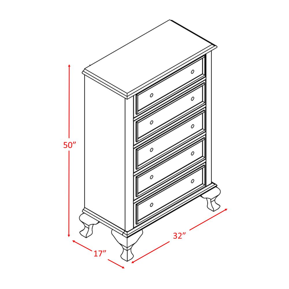 Jenna Twin Panel 6PC Bedroom Set. Picture 2