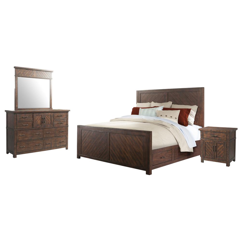 Dex King Platform Storage Bed. Picture 5