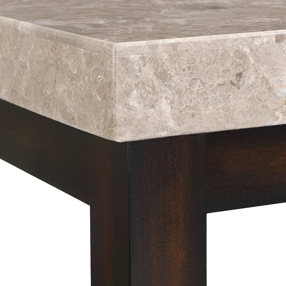 The Caleb Coffee Table with Marble Top. Picture 4