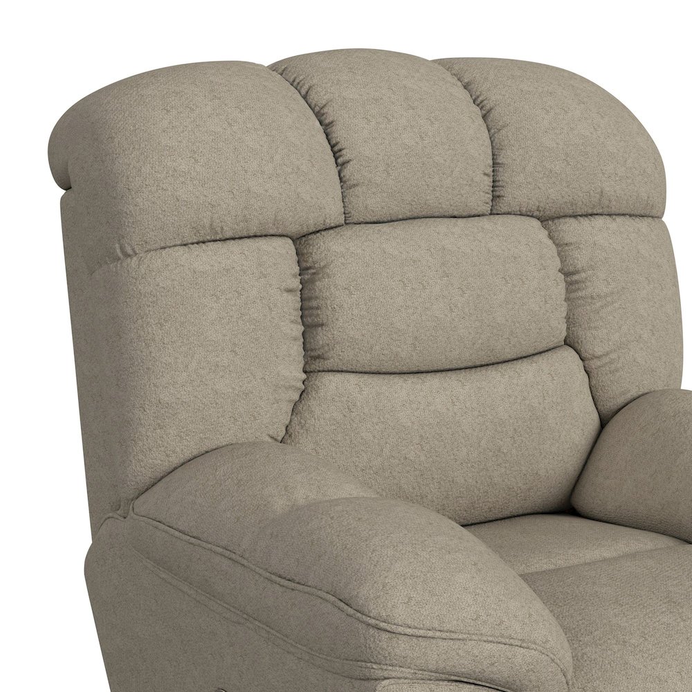 Roy P3 Recliner, zero gravity, memory foam in Bama Toast. Picture 4