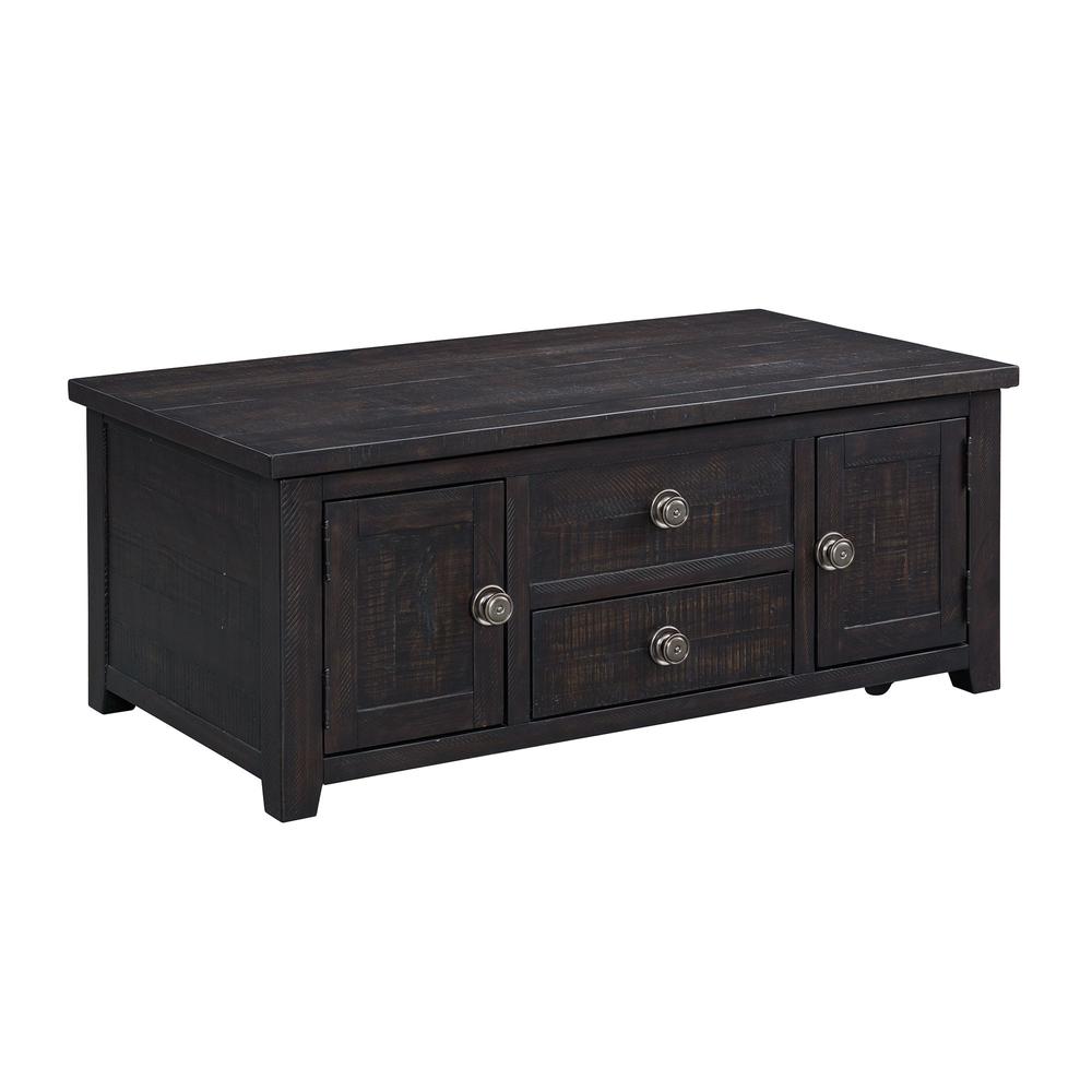 Kahlil 2-Drawer Coffee Table with Lift Top. Picture 1