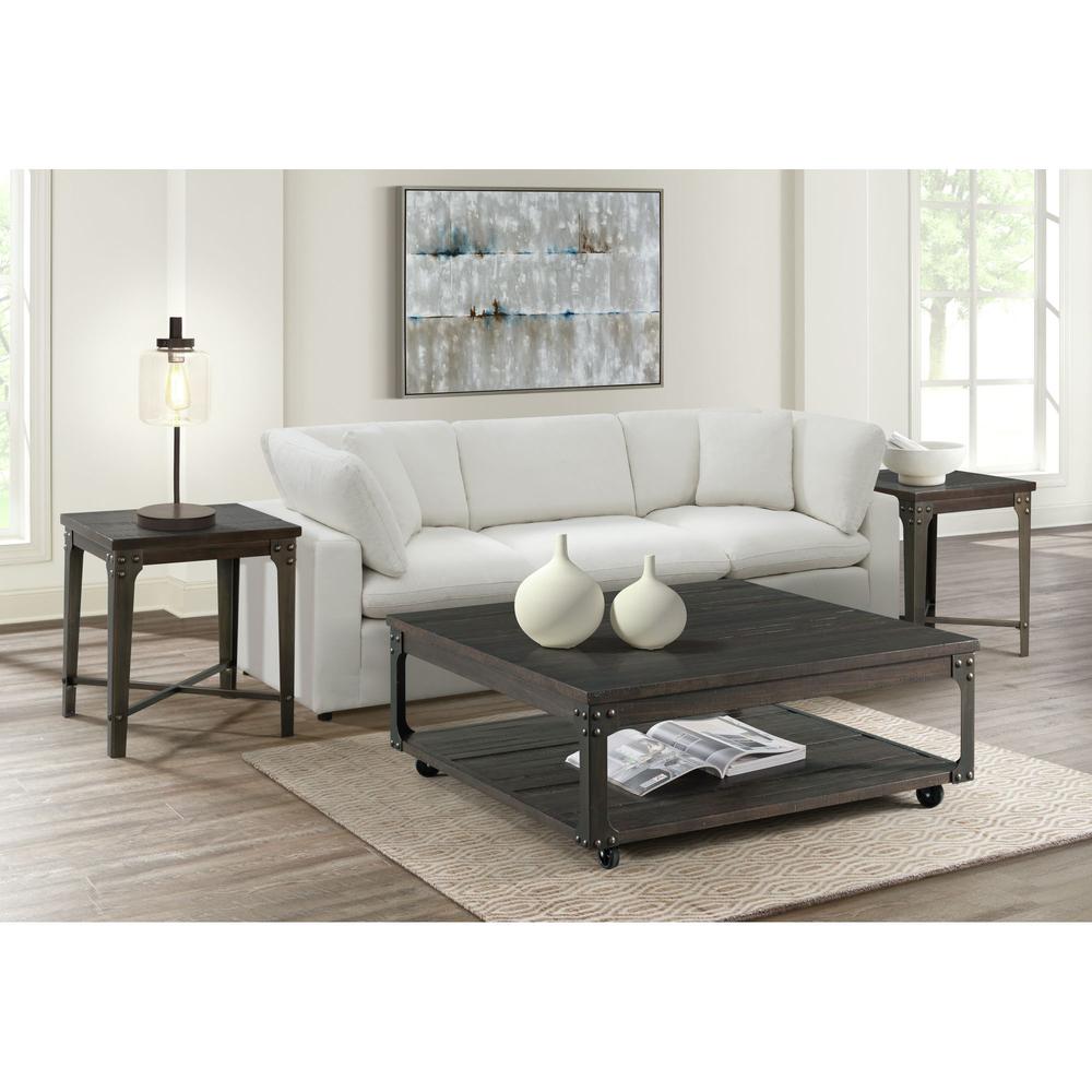 Kahlil Square Coffee Table in Espresso. Picture 8