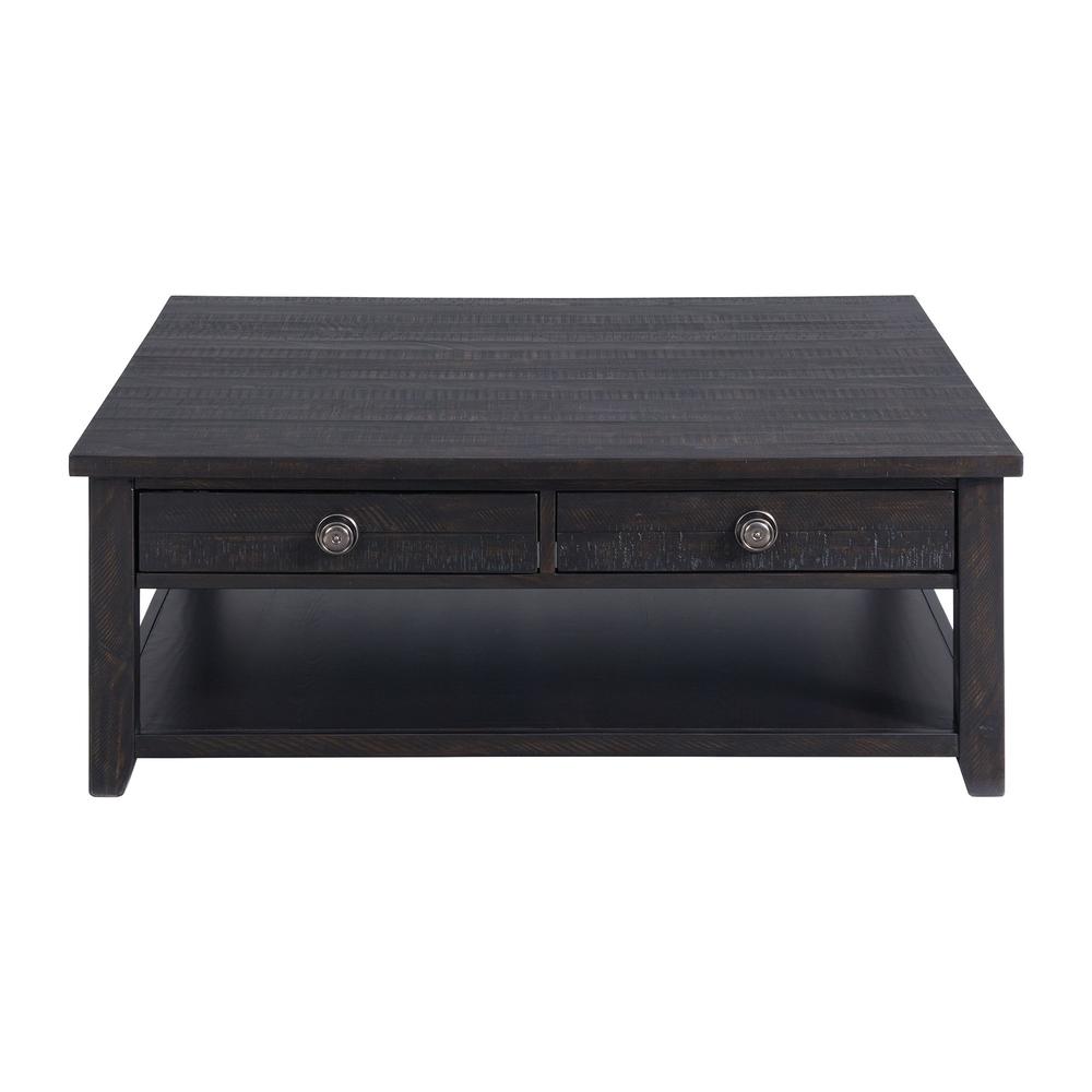 Kahlil Square Coffee Table in Espresso. Picture 1