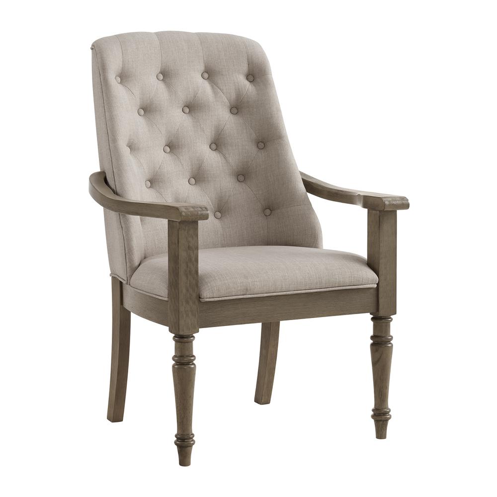 Royale 7PC Standard Height Dining Set in Grey. Picture 4