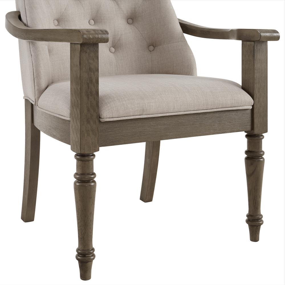 Royale 7PC Standard Height Dining Set in Grey. Picture 13