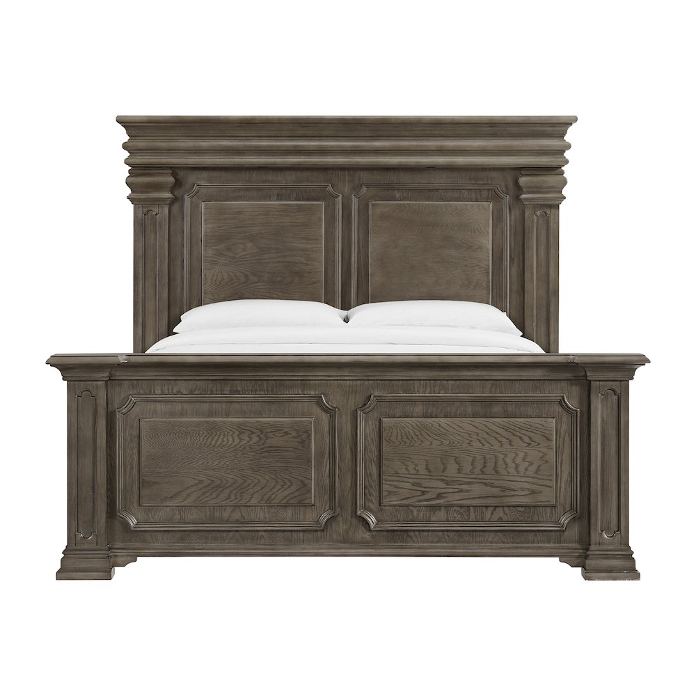Paterson  King Bed in Grey. Picture 2