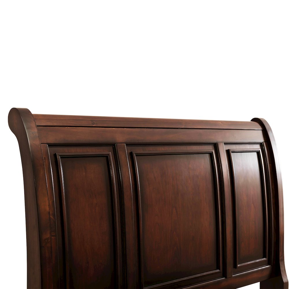 Kingston Queen Bed W/Storage Footboard and Non-Storage Rails. Picture 3