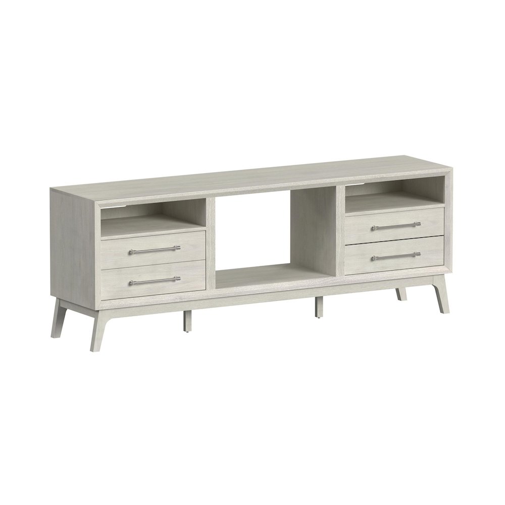 Clare 71" TV Console without Fireplace Insert in Almond. Picture 2